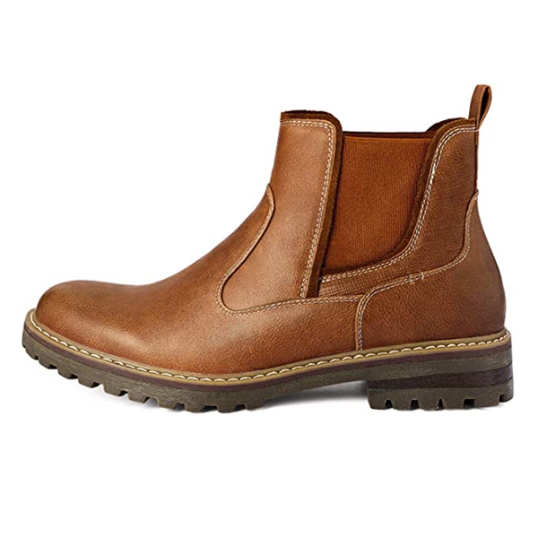 Men's Chelsea Ankle Boots - BROWN - 1