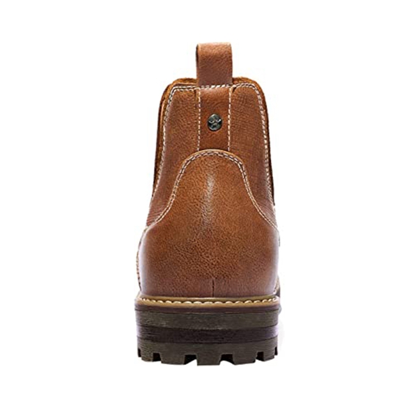 Men's Chelsea Ankle Boots - BROWN - 4