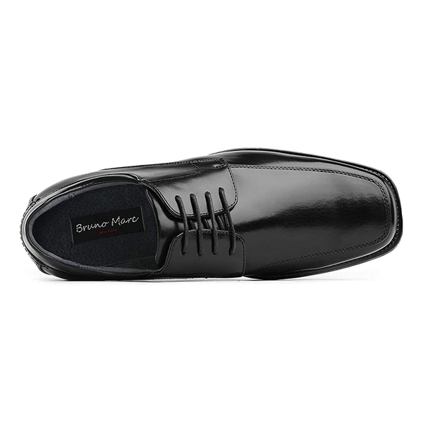 Mens black square toe dress shoes discount