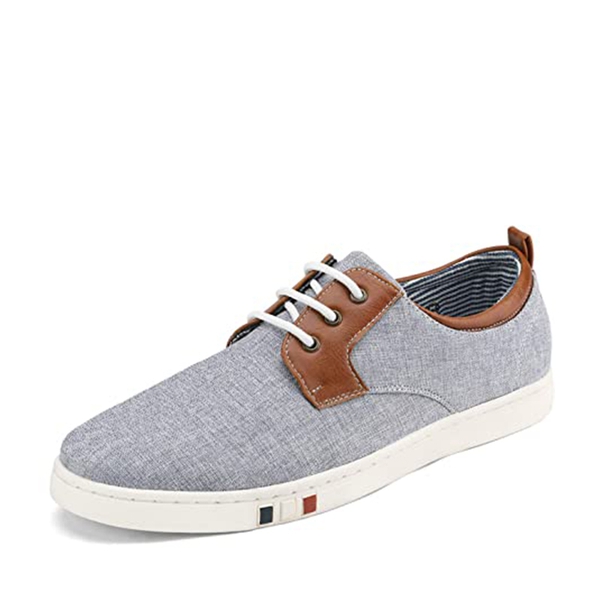 Men's Stylish Fabric Casual Sneakers - BLUE -  0