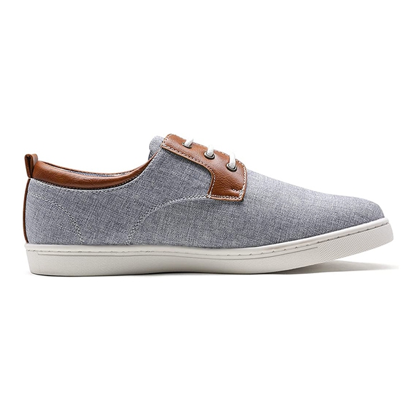 Men's Stylish Fabric Casual Sneakers - BLUE - 2