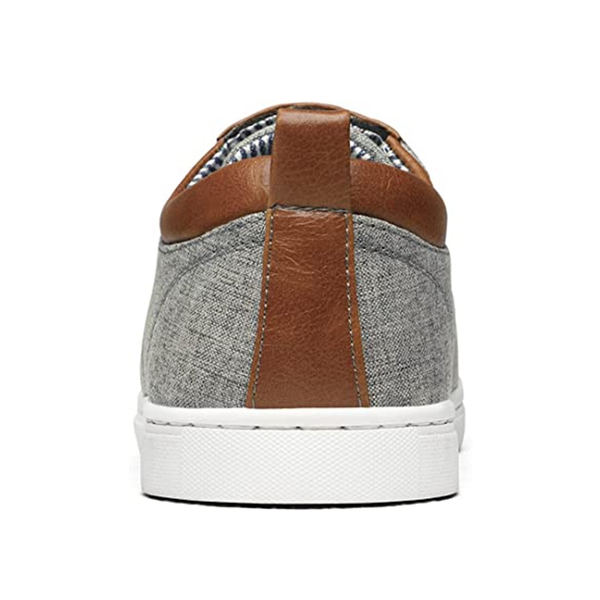 Men's Breathable Fabric Casual Sneakers - GREY - 4