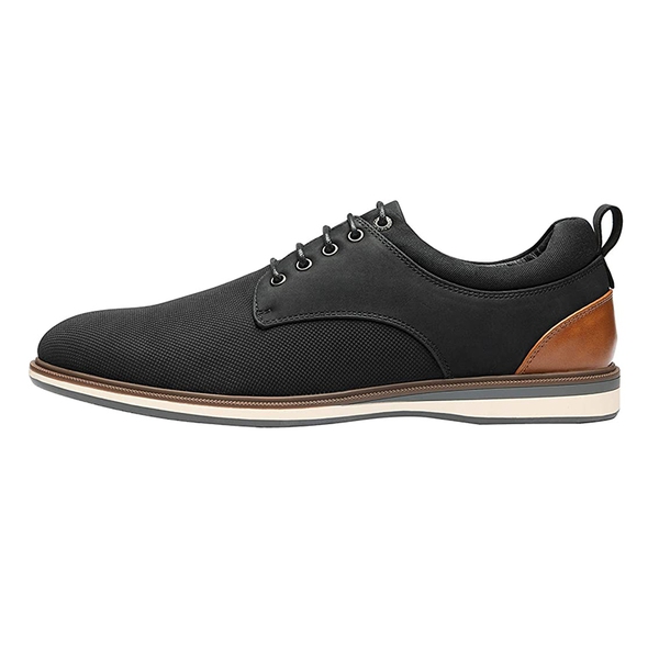 Men's Business Casual Oxford Shoes - BLACK - 2