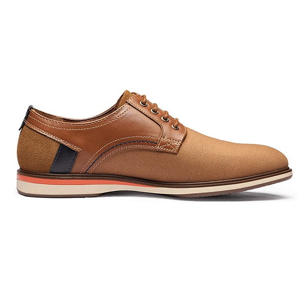 Men's Contemporary Casual Oxfords - TAN - 2