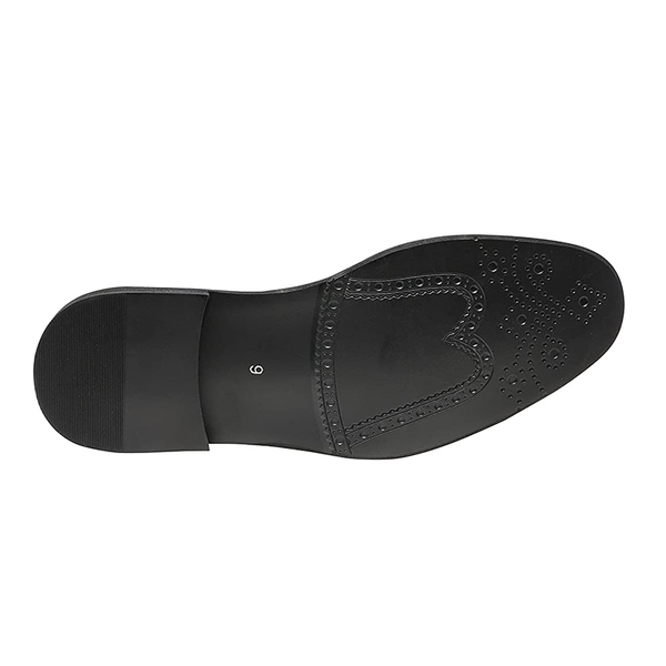 Men's Premium Formal Oxford Shoes - BLACK - 5