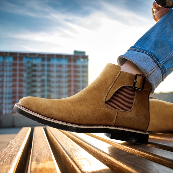 Men s Suede Chelsea Boots brunomarc
