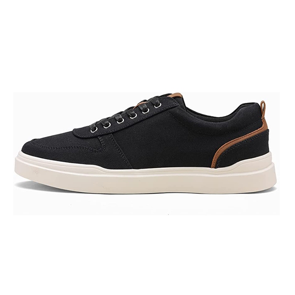 Men's Versatile Durable Canvas Sneakers - BLACK - 2