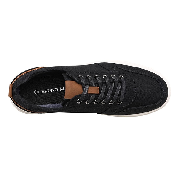 Men's Versatile Durable Canvas Sneakers - BLACK - 3
