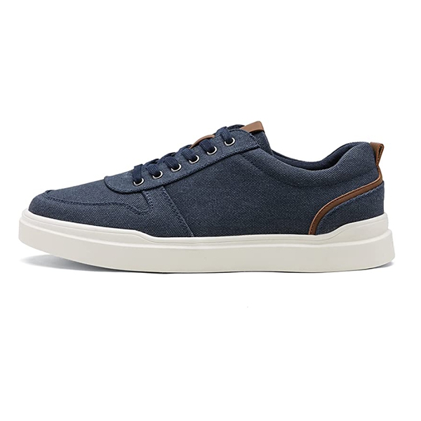 Men's Versatile Durable Canvas Sneakers - NAVY - 2