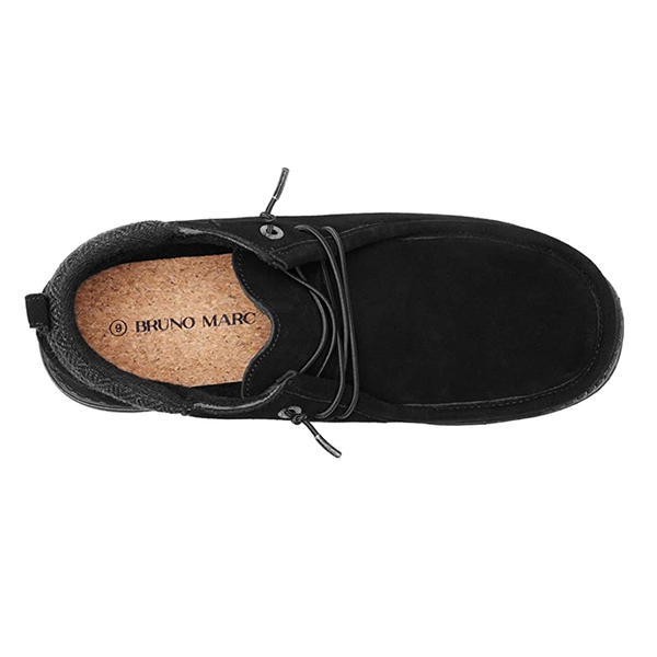 Men's Casual Comfortable Slip-on Loafers - BLACK - 3
