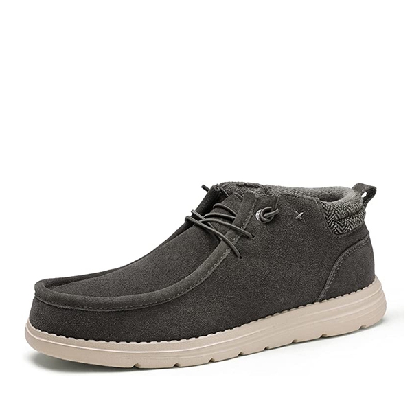 Men's Casual Comfortable Slip-on Loafers - GREY -  0