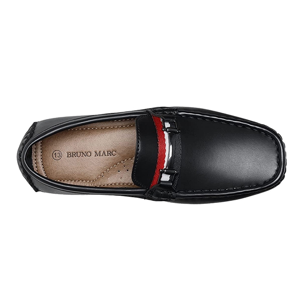 Boys' Smart Casual Non-Slip Bit Loafers - BLACK - 3