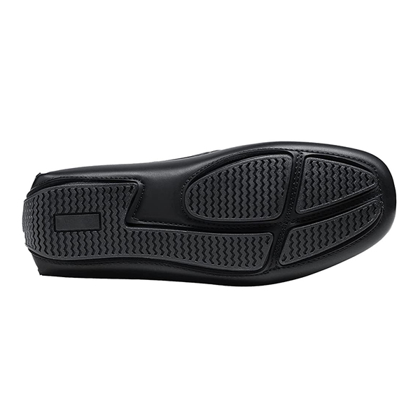 Boys' Smart Casual Non-Slip Bit Loafers - BLACK - 5