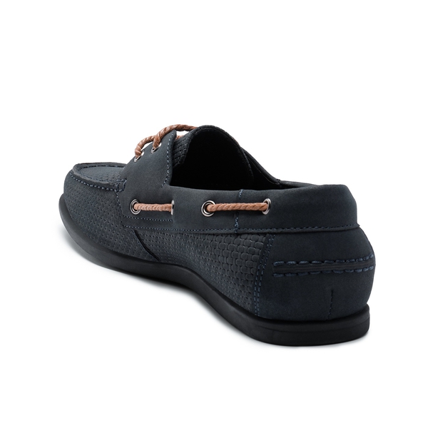 Men's Leasure Boat Shoes  - BLUE - 2
