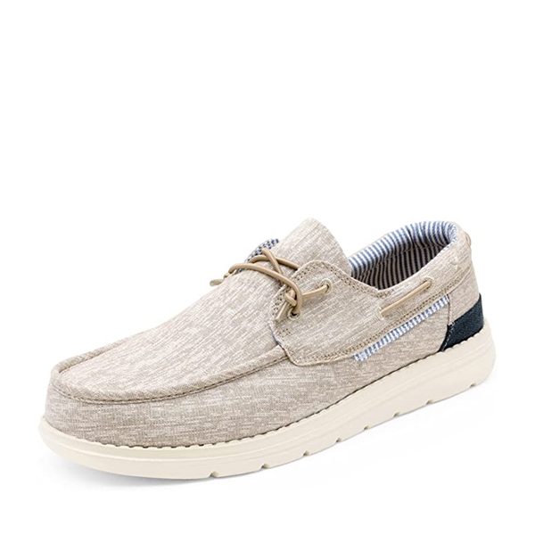 Mens slip on canvas loafers online