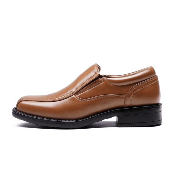 Boys' Memory Foam Dress Loafers - BROWN - 1