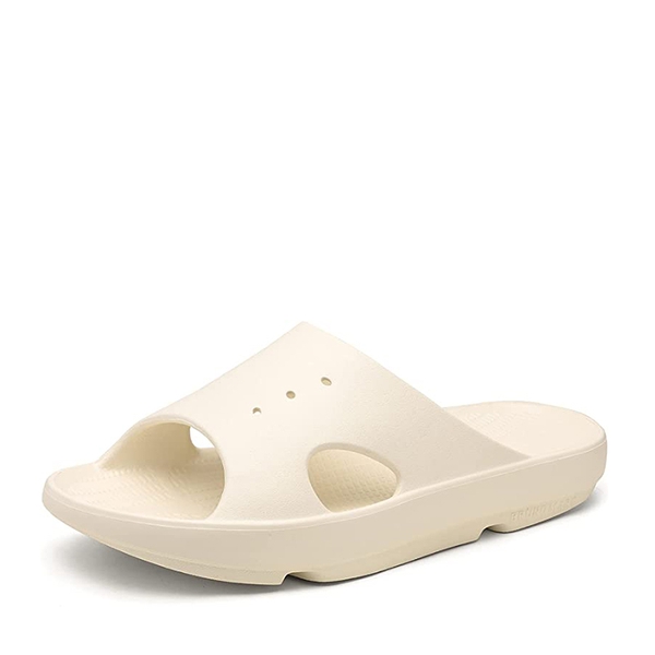 Men's Comfortable Shower Slide Sandals - WHITE -  0