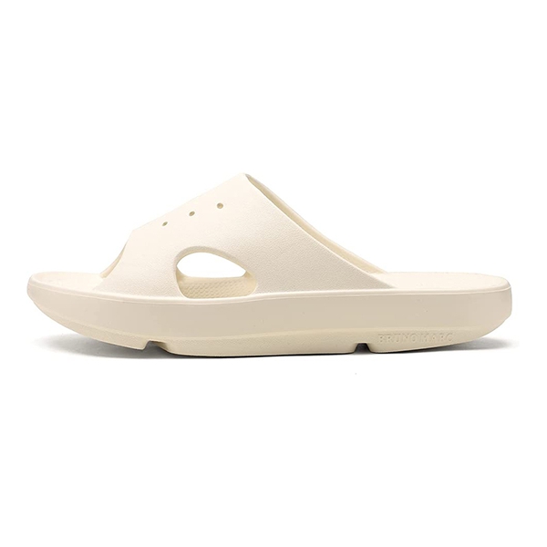Men's Comfortable Shower Slide Sandals - WHITE - 1
