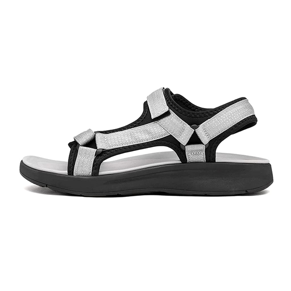 Men’s Sport Sandals Outdoor Walking Arch Support Trail Sandals - GREY - 1
