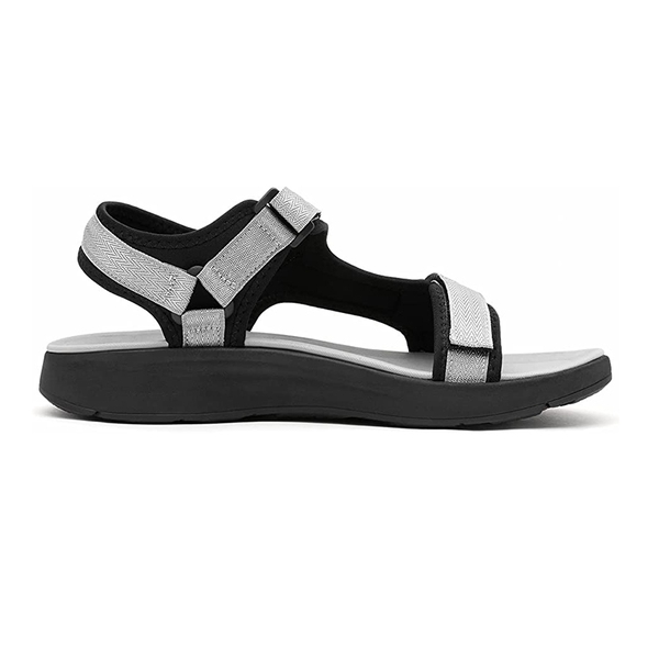Men’s Sport Sandals Outdoor Walking Arch Support Trail Sandals - GREY - 2
