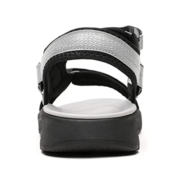 Men’s Sport Sandals Outdoor Walking Arch Support Trail Sandals - GREY - 4
