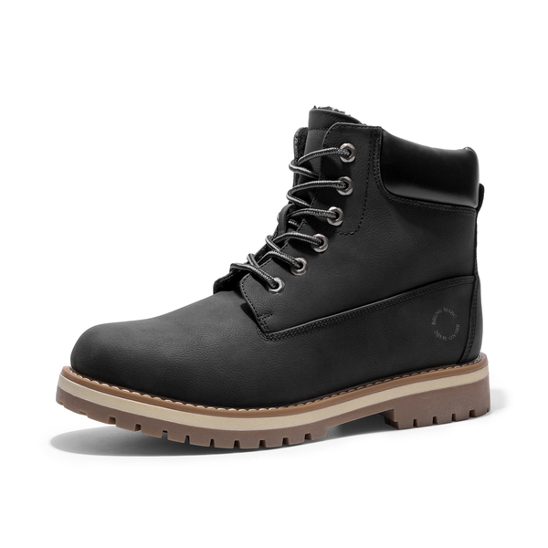Men's Winter Work Snow Boots  - BLACK -  0
