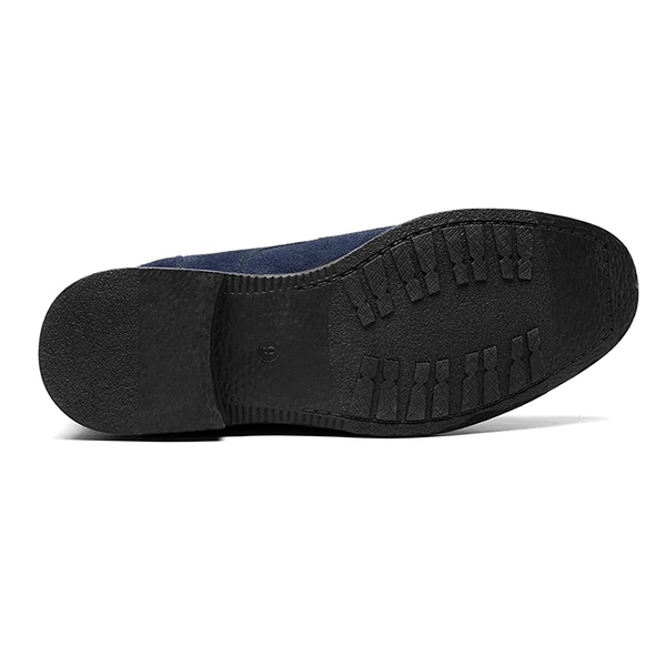Men's Comfortable Soft Suede Chukka Boots - NAVY - 5