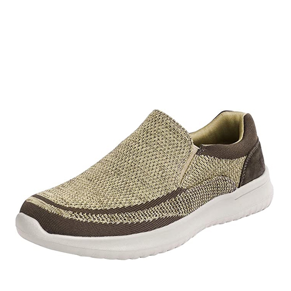 Men's Breathable Walking Sneakers - KHAKI -  0