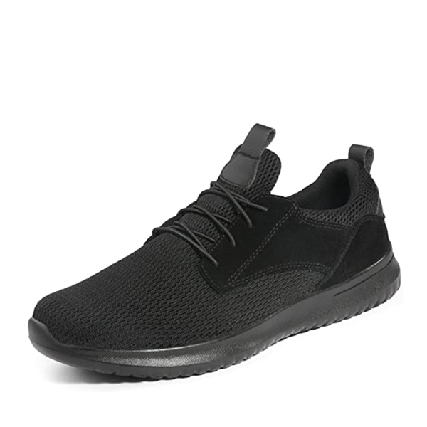 Men's Casual Lightweight Walking Shoes - BLACK -  0